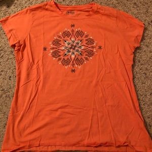 Columbia orange t-shirt